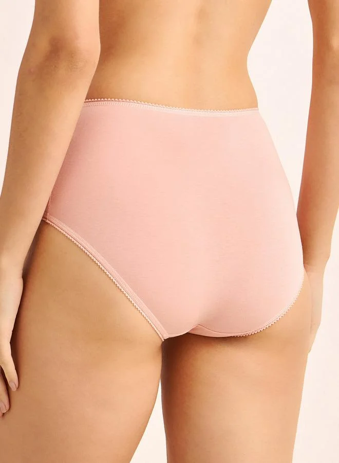 Splash FAV Set of 5 - Full Briefs High-Waist with Lace Trim
